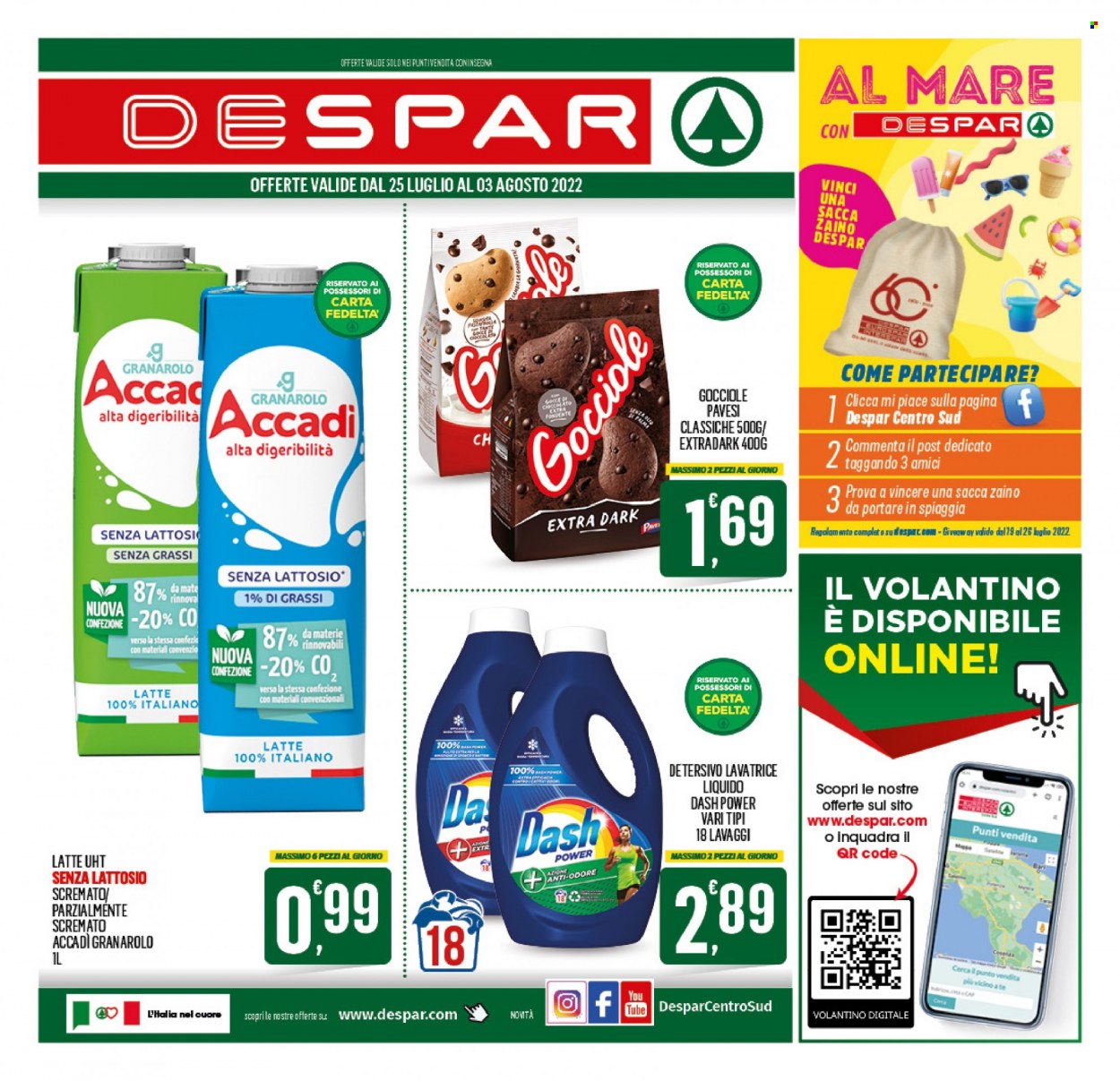 Volantino Despar - 25/7/2022 - 3/8/2022. Pagina 1