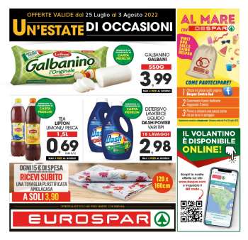 Volantino Eurospar - 25/7/2022 - 3/8/2022.