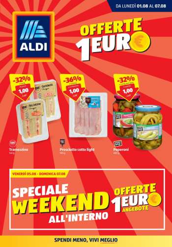 Volantino Aldi - 1/8/2022 - 8/8/2022.