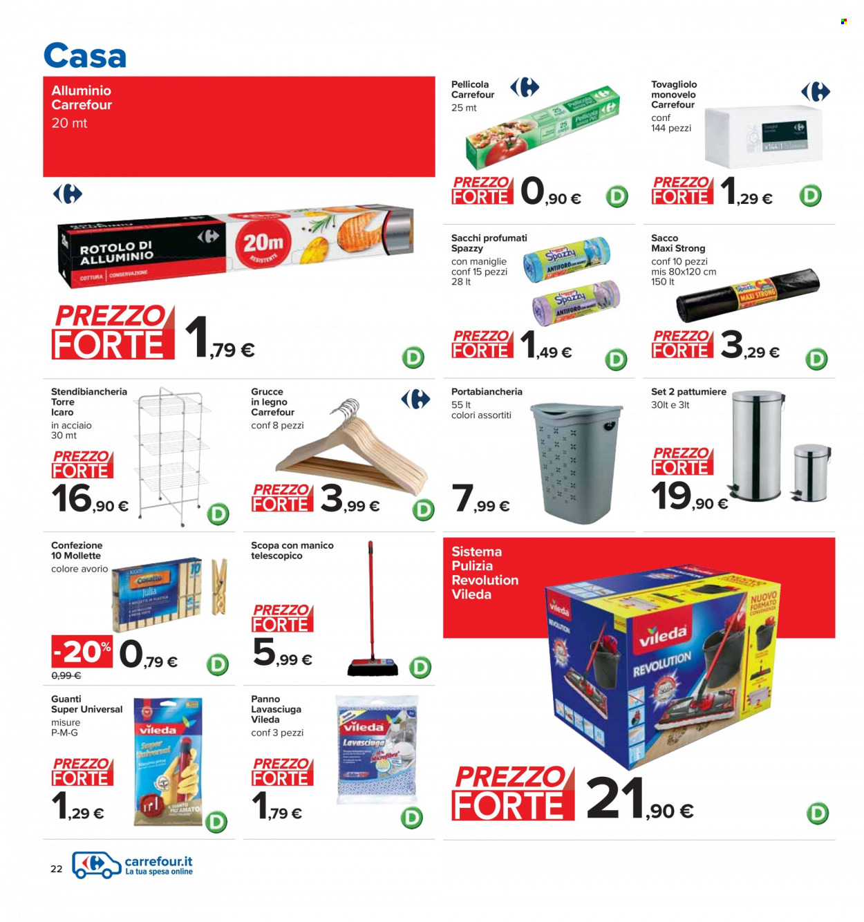Volantino Carrefour - 28/7/2022 - 10/8/2022. Pagina 22