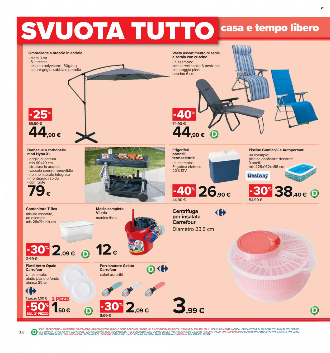Volantino Carrefour - 28/7/2022 - 10/8/2022. Pagina 34