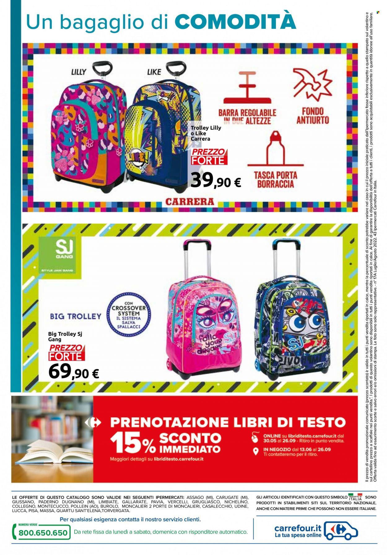 Volantino Carrefour - 28/7/2022 - 28/8/2022. Pagina 36