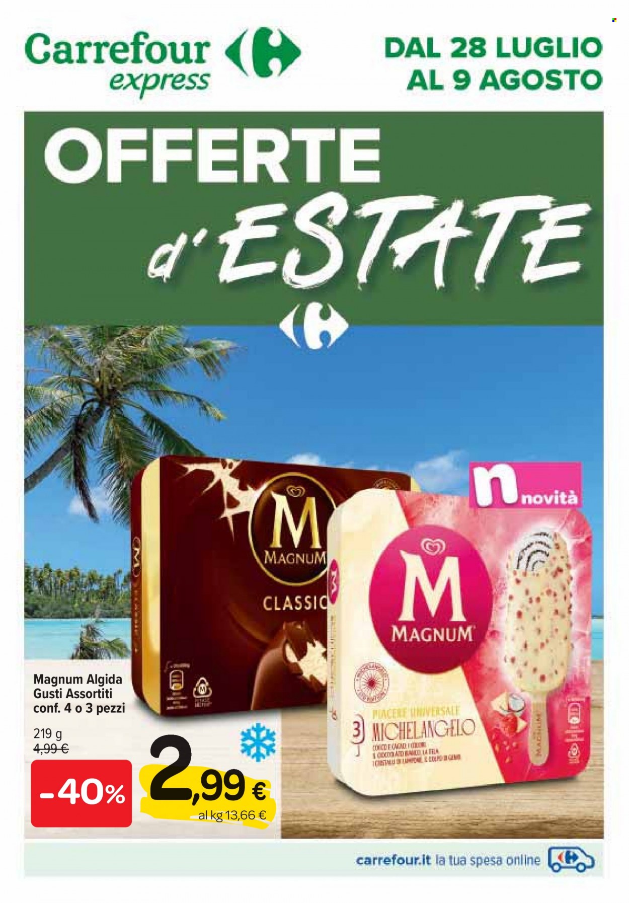 Leták Carrefour - 28.7.2022 - 9.8.2022. Strana 1
