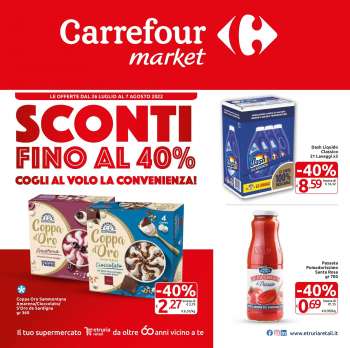 Volantino Carrefour - 26/7/2022 - 7/8/2022.