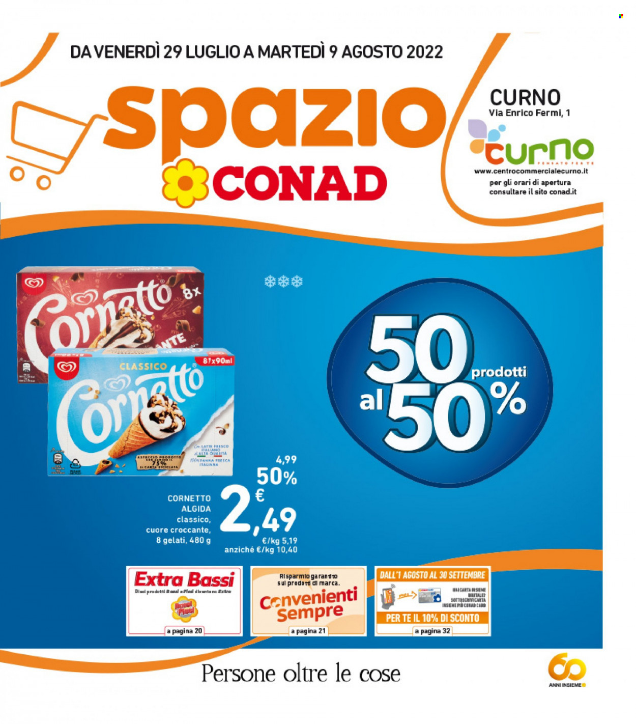 Volantino Conad - 29/7/2022 - 9/8/2022. Pagina 1
