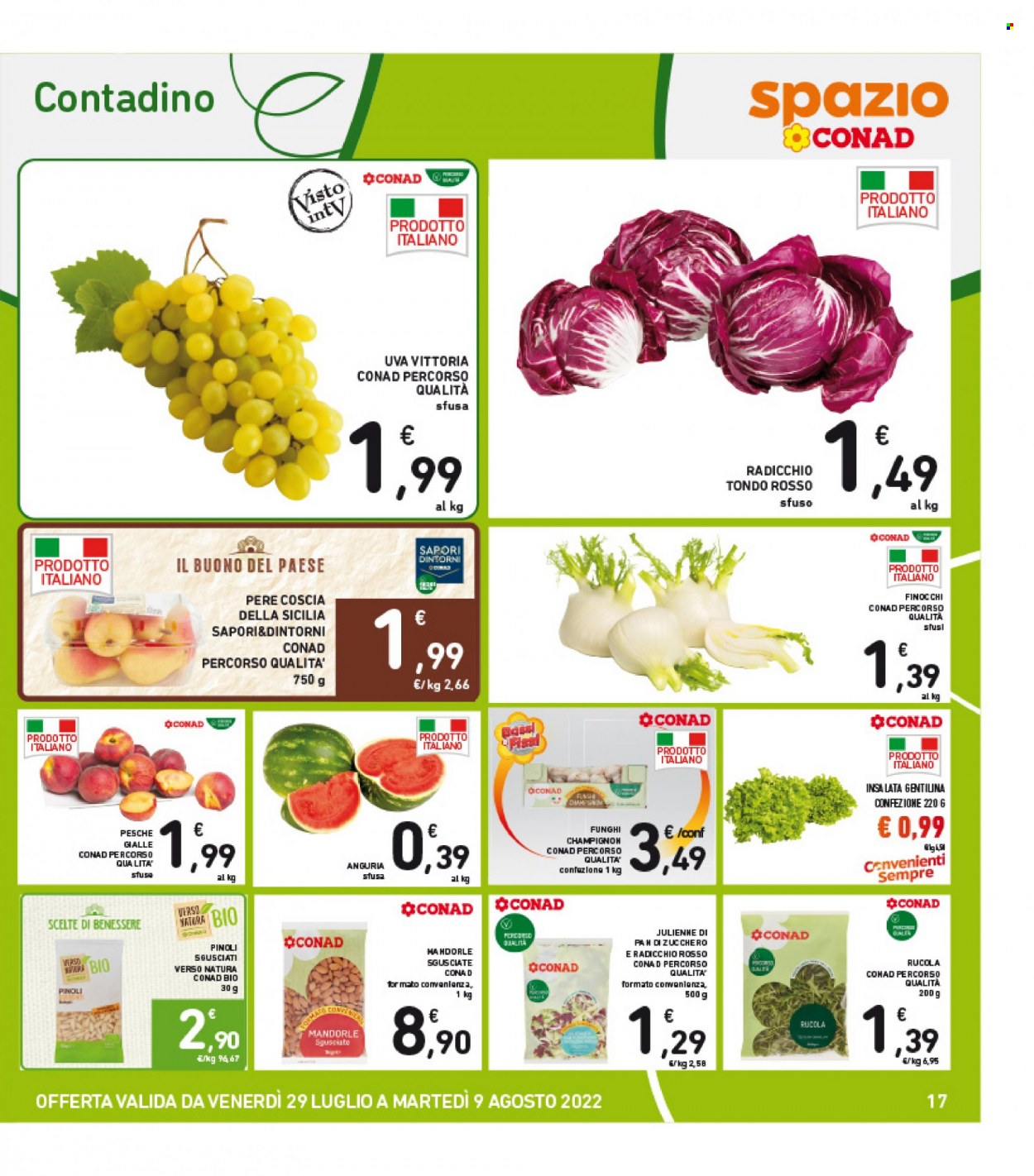 Volantino Conad - 29/7/2022 - 9/8/2022. Pagina 17