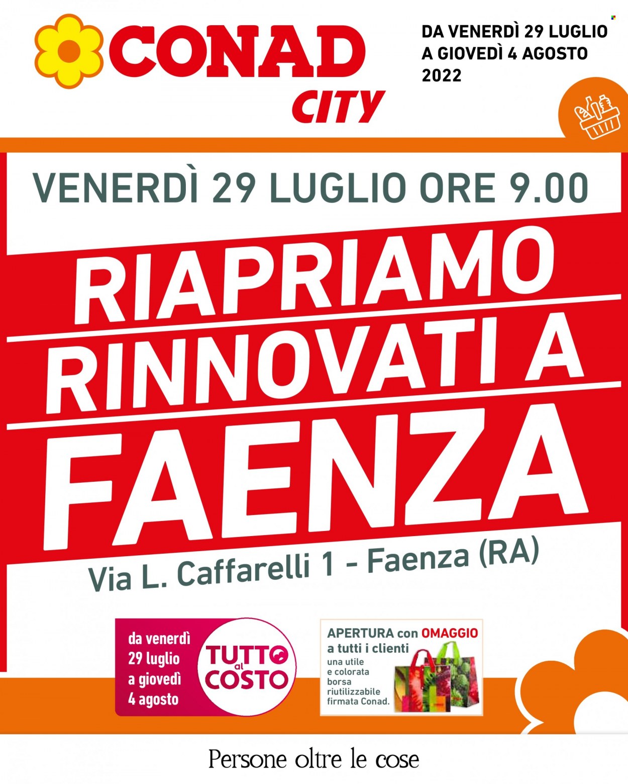 Volantino Conad - 29/7/2022 - 4/8/2022. Pagina 1