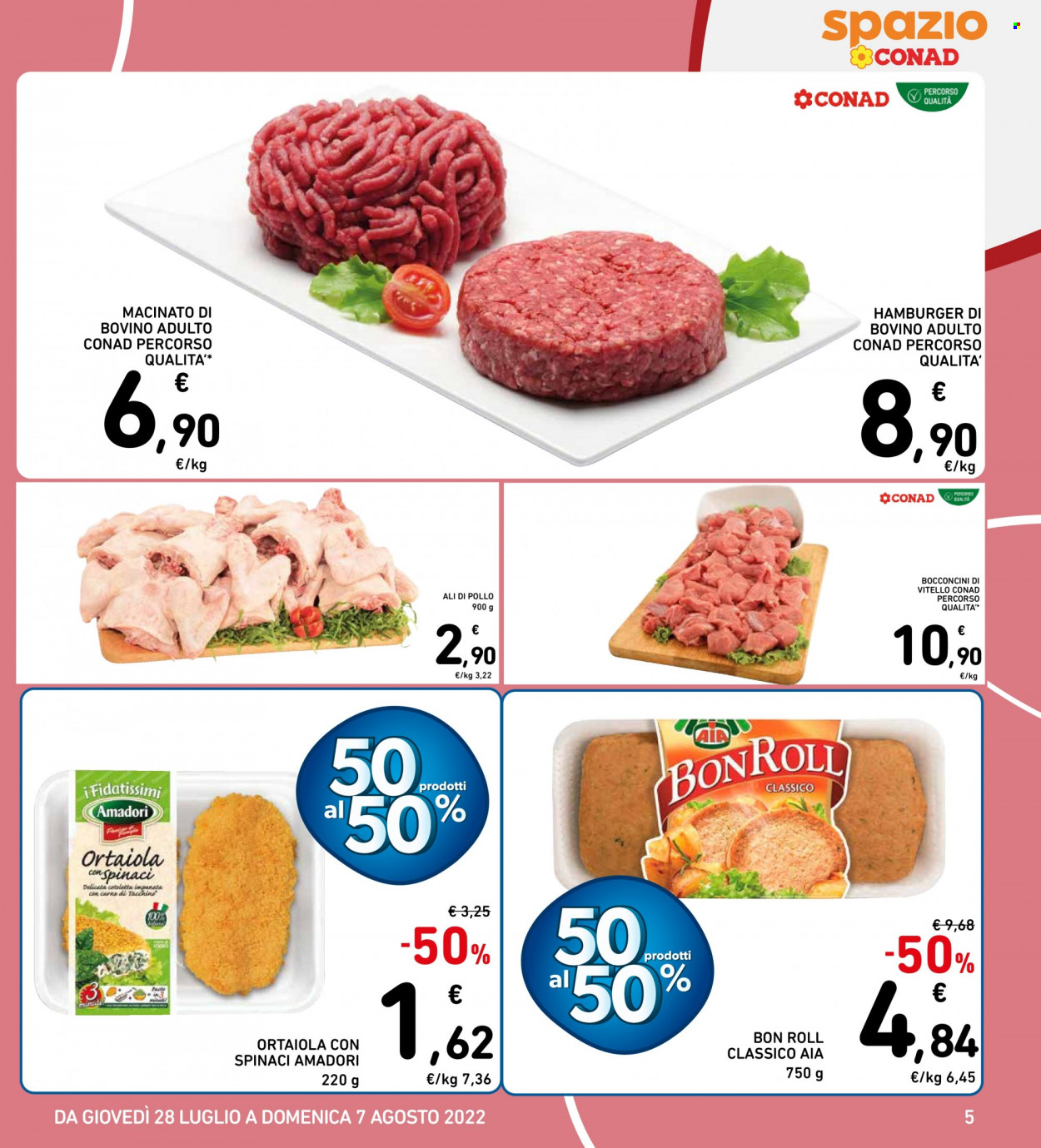 Volantino Conad - 28/7/2022 - 7/8/2022. Pagina 5