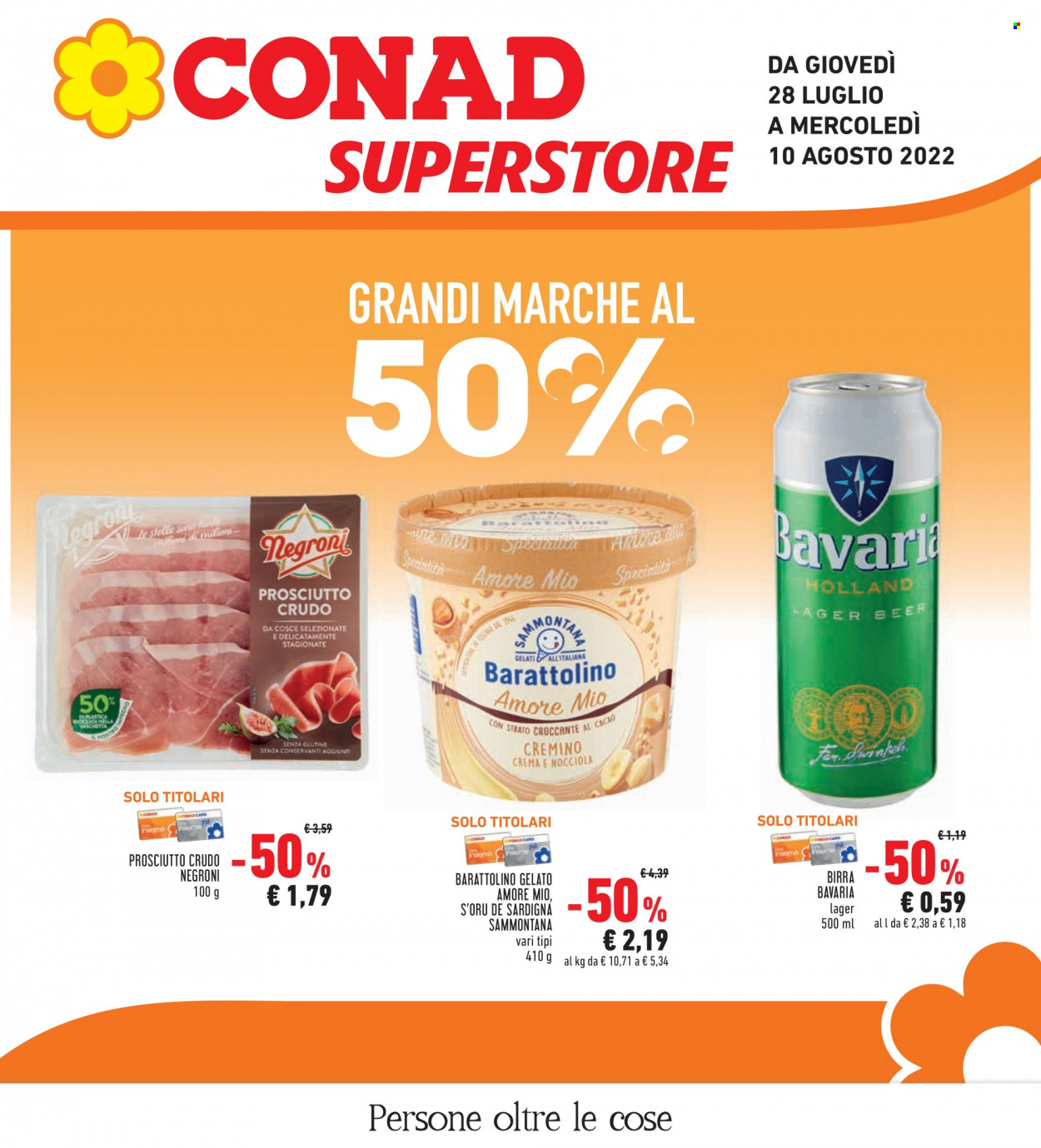 Volantino Conad - 28/7/2022 - 10/8/2022. Pagina 1