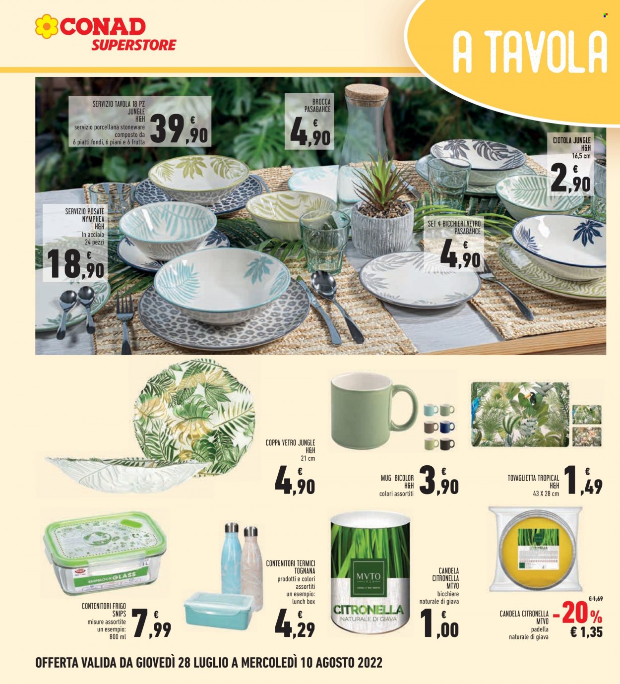 Volantino Conad - 28/7/2022 - 10/8/2022. Pagina 28