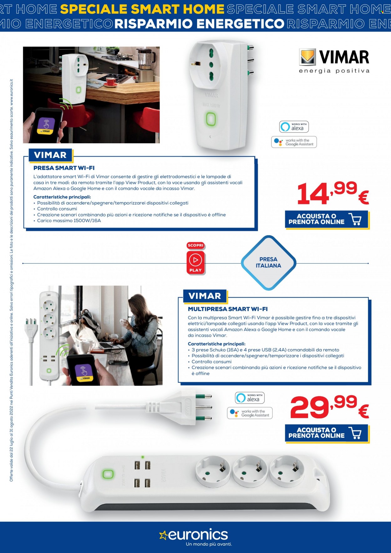 Volantino Euronics - 22/7/2022 - 31/7/2022. Pagina 30