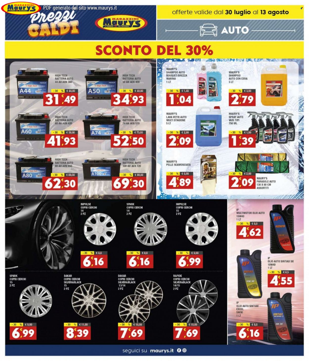 Volantino Maury's - 30/7/2022 - 13/8/2022. Pagina 10