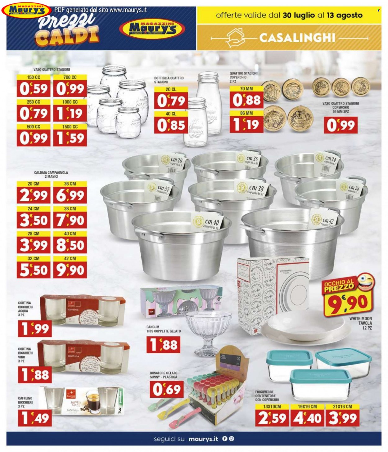 Volantino Maury's - 30/7/2022 - 13/8/2022. Pagina 14
