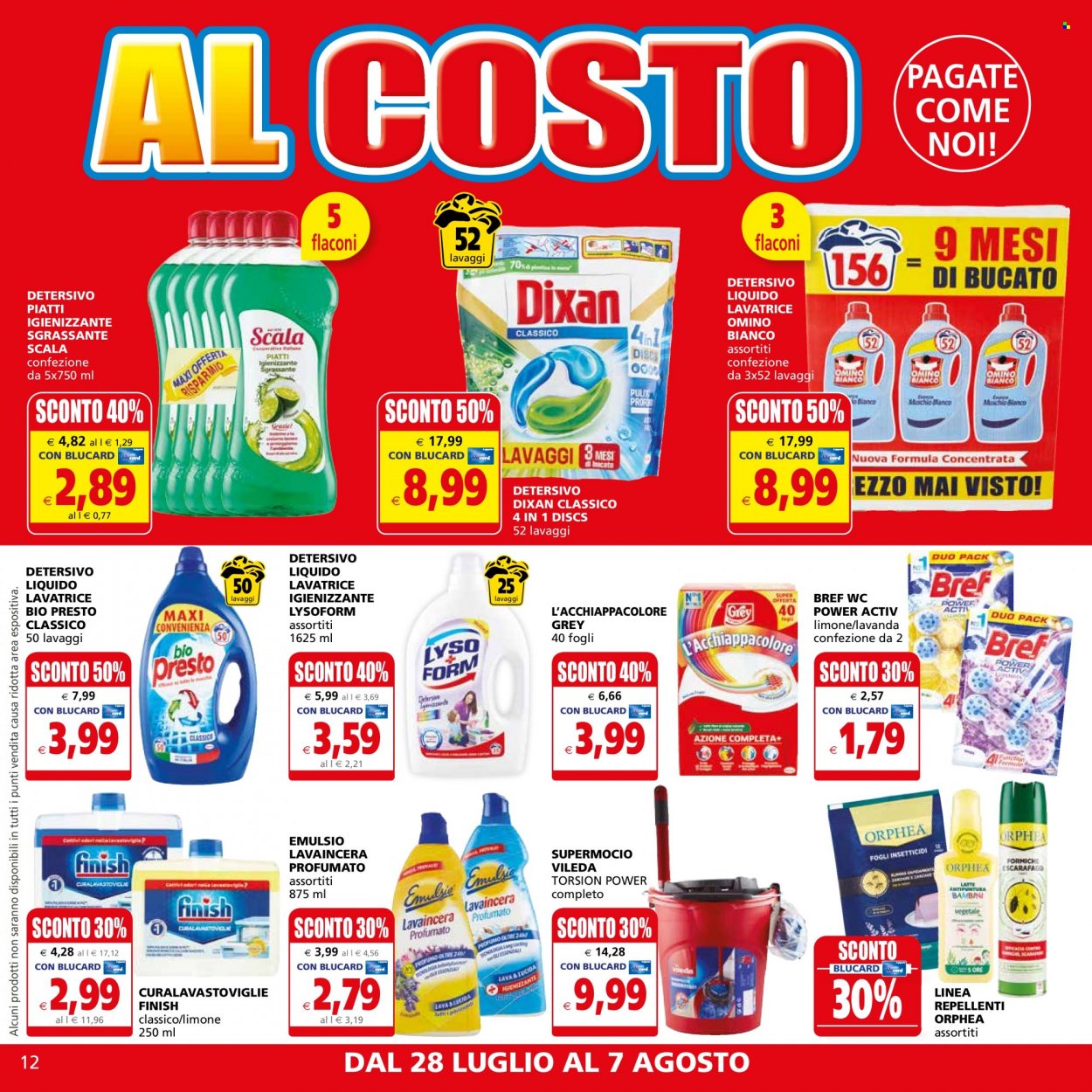 Volantino Il Gigante - 28/7/2022 - 7/8/2022. Pagina 12