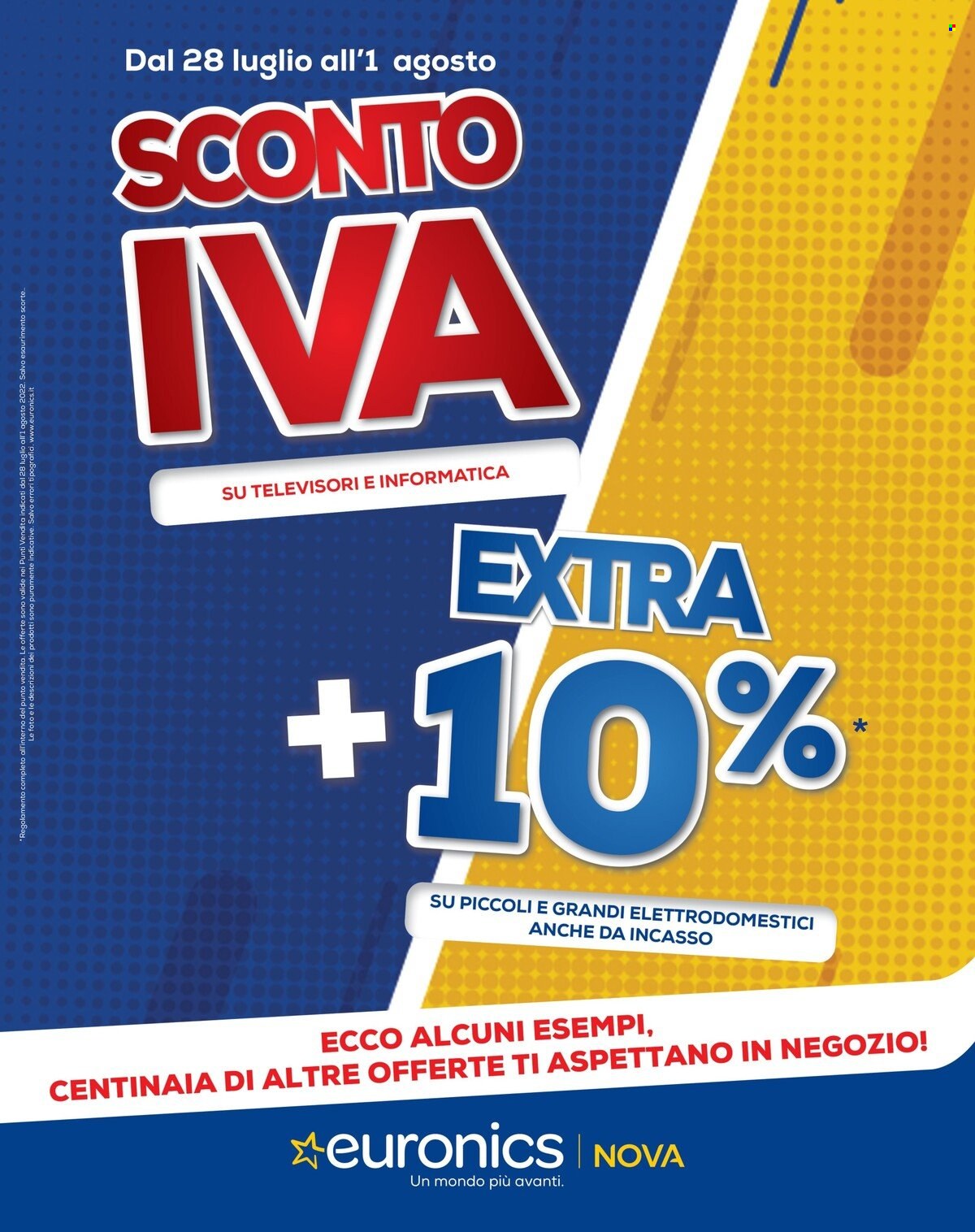 Volantino Euronics - 27/7/2022 - 1/8/2022. Pagina 1