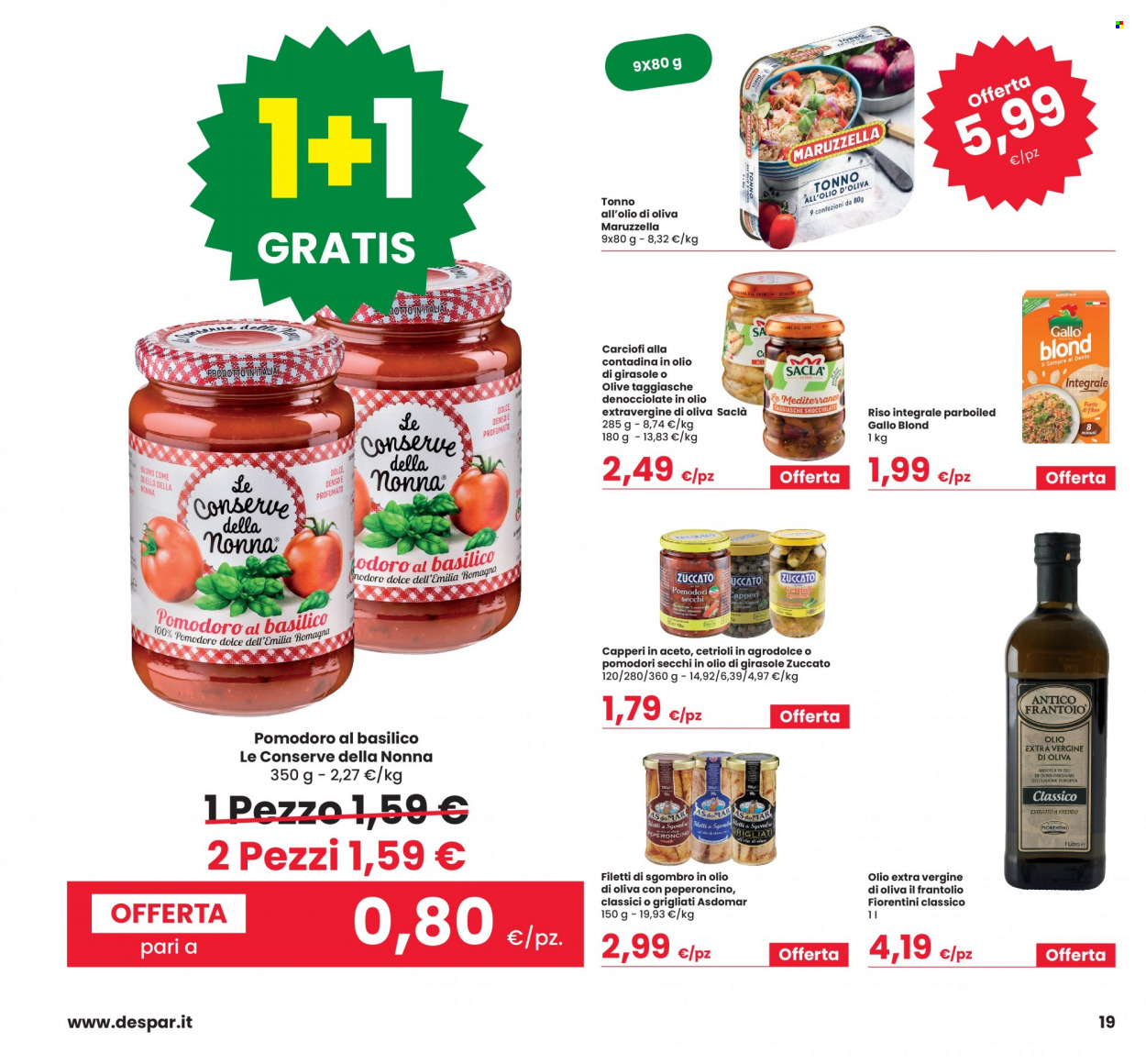 Volantino Eurospar - 28/7/2022 - 10/8/2022. Pagina 19