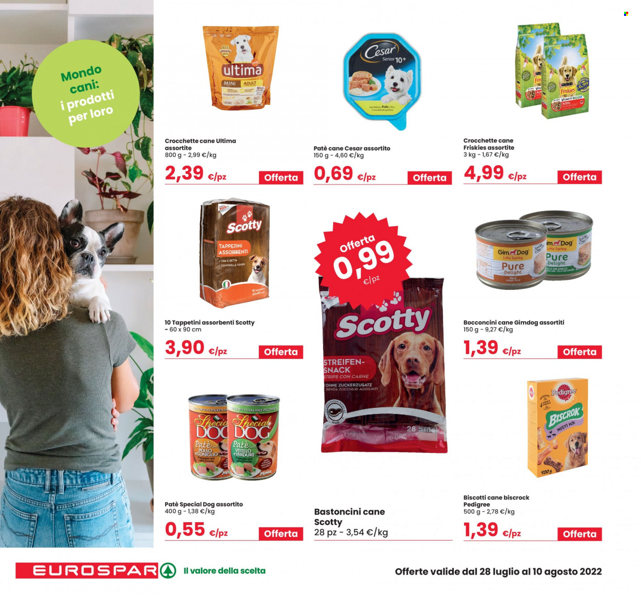 Volantino Eurospar - 28/7/2022 - 10/8/2022. Pagina 22