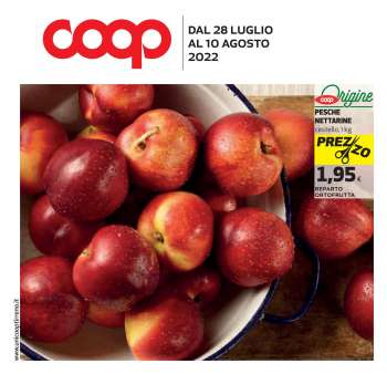 Volantino Coop - 28/7/2022 - 10/8/2022.