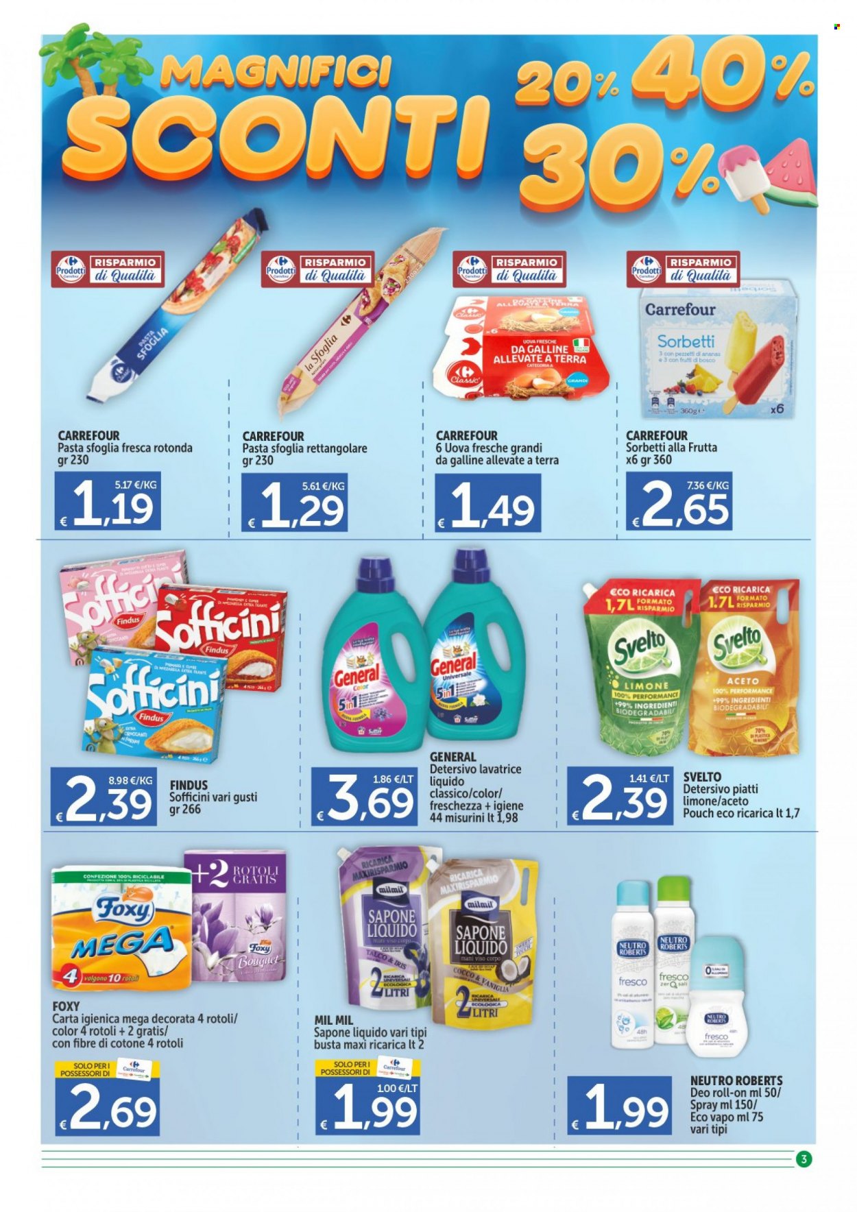 Volantino Carrefour - 28/7/2022 - 6/8/2022. Pagina 3