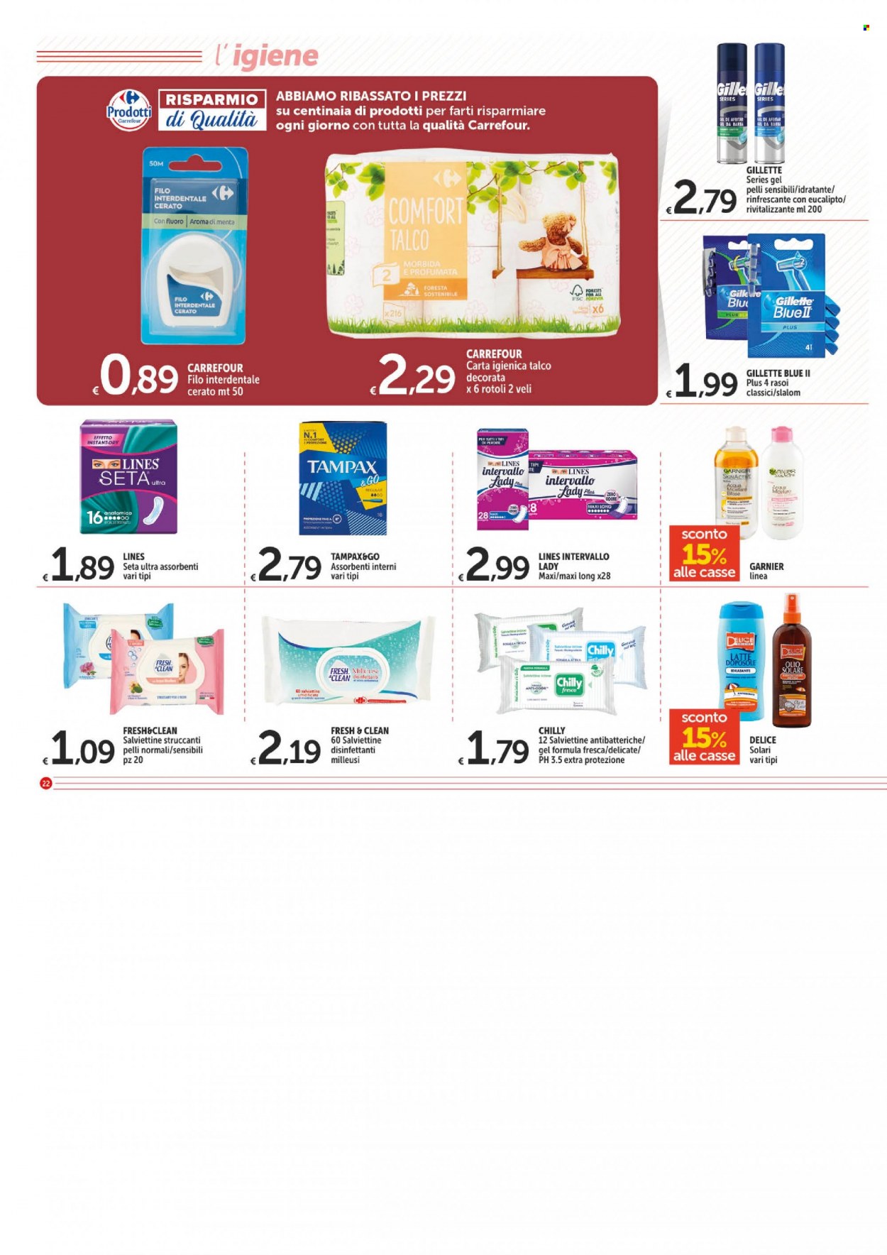 Volantino Carrefour - 28/7/2022 - 6/8/2022. Pagina 22