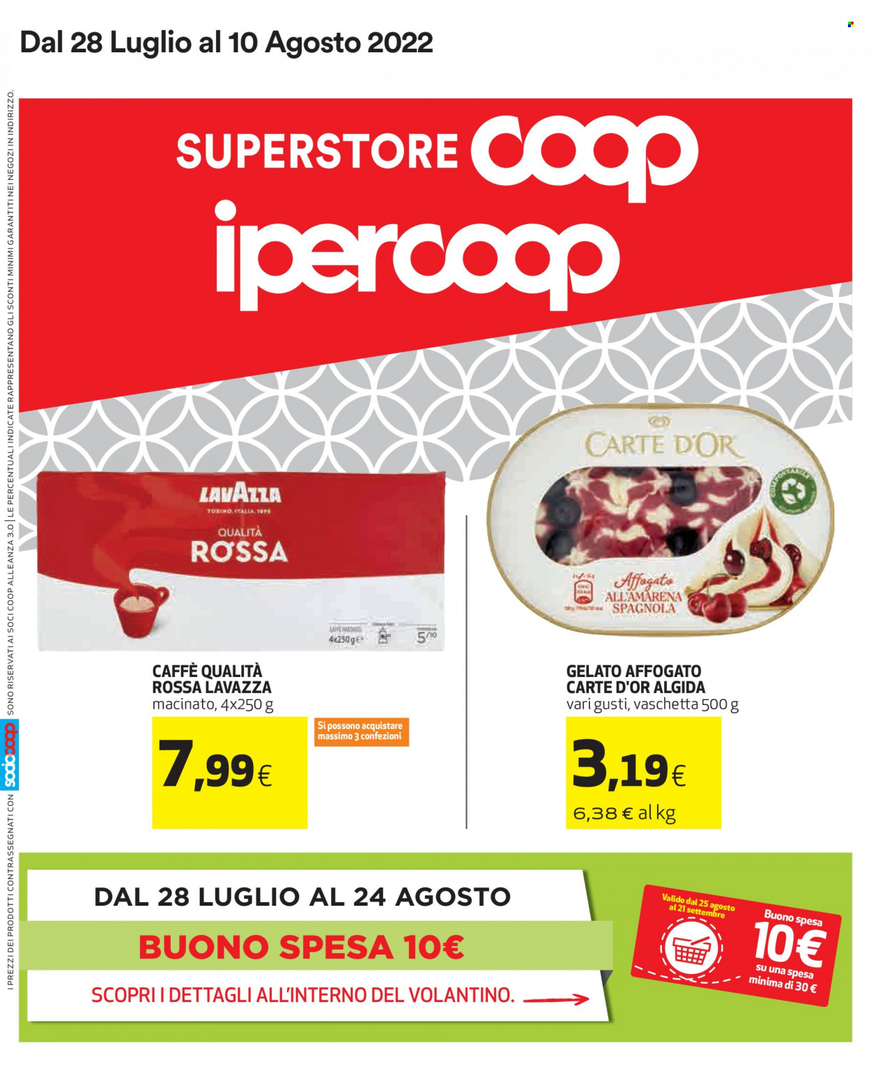 Volantino Coop - 27/7/2022 - 10/8/2022. Pagina 1