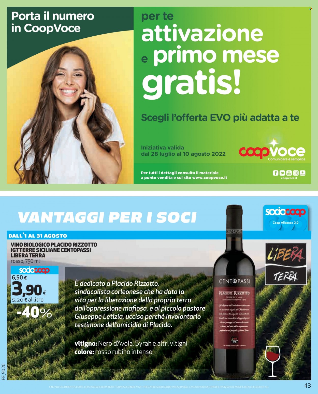 Volantino Coop - 27/7/2022 - 10/8/2022. Pagina 43