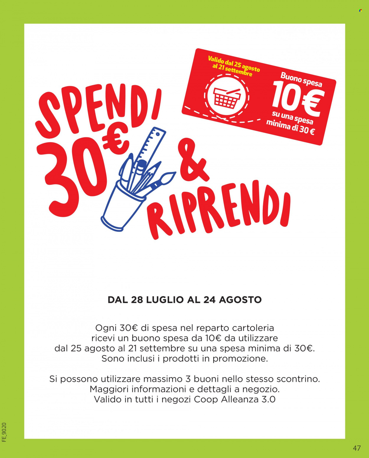 Leták Coop - 27.7.2022 - 10.8.2022. Strana 47