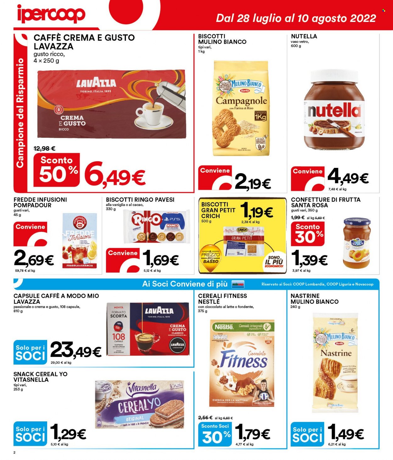 Volantino Coop - 28/7/2022 - 10/8/2022. Pagina 2