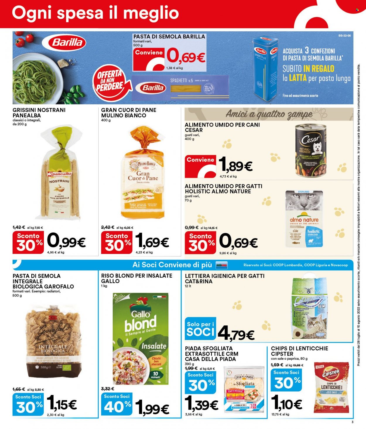 Volantino Coop - 28/7/2022 - 10/8/2022. Pagina 3