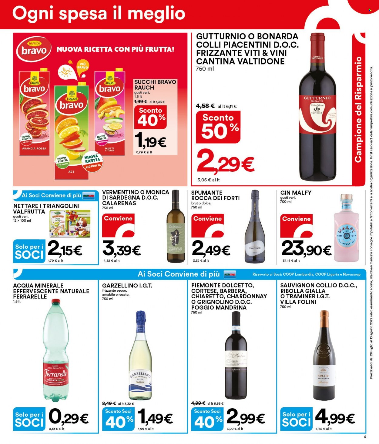 Volantino Coop - 28/7/2022 - 10/8/2022. Pagina 5