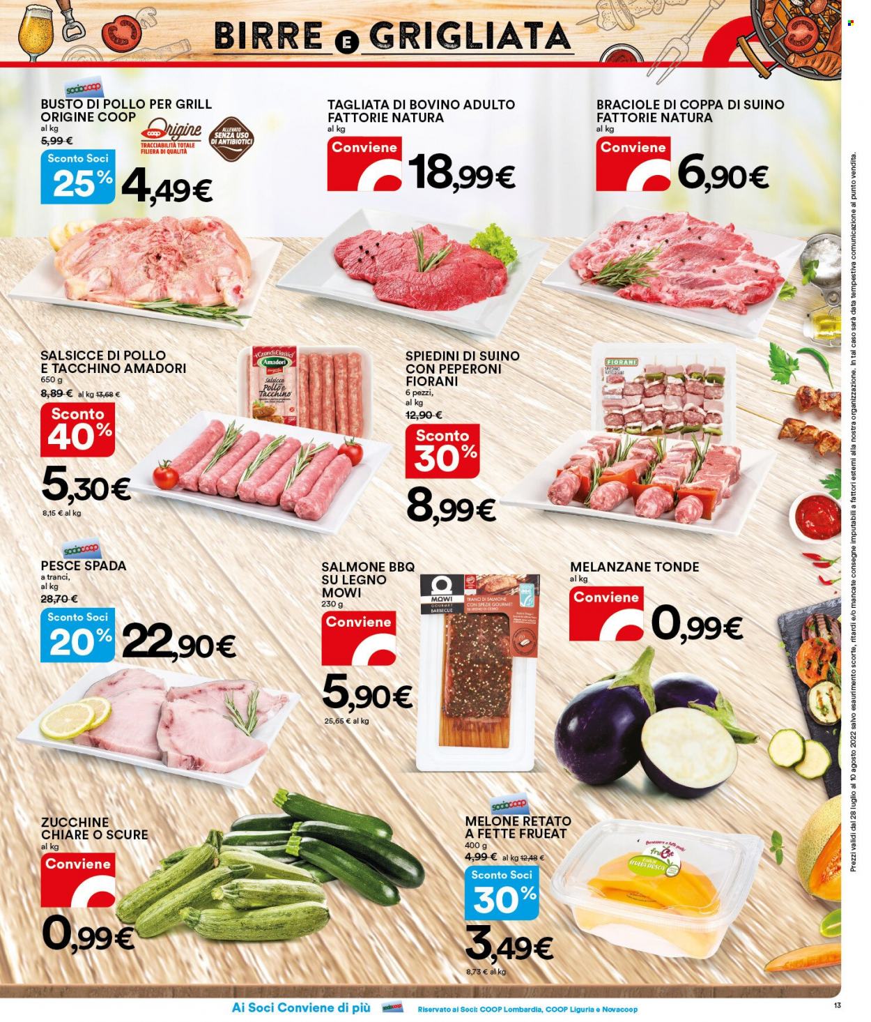 Volantino Coop - 28/7/2022 - 10/8/2022. Pagina 13
