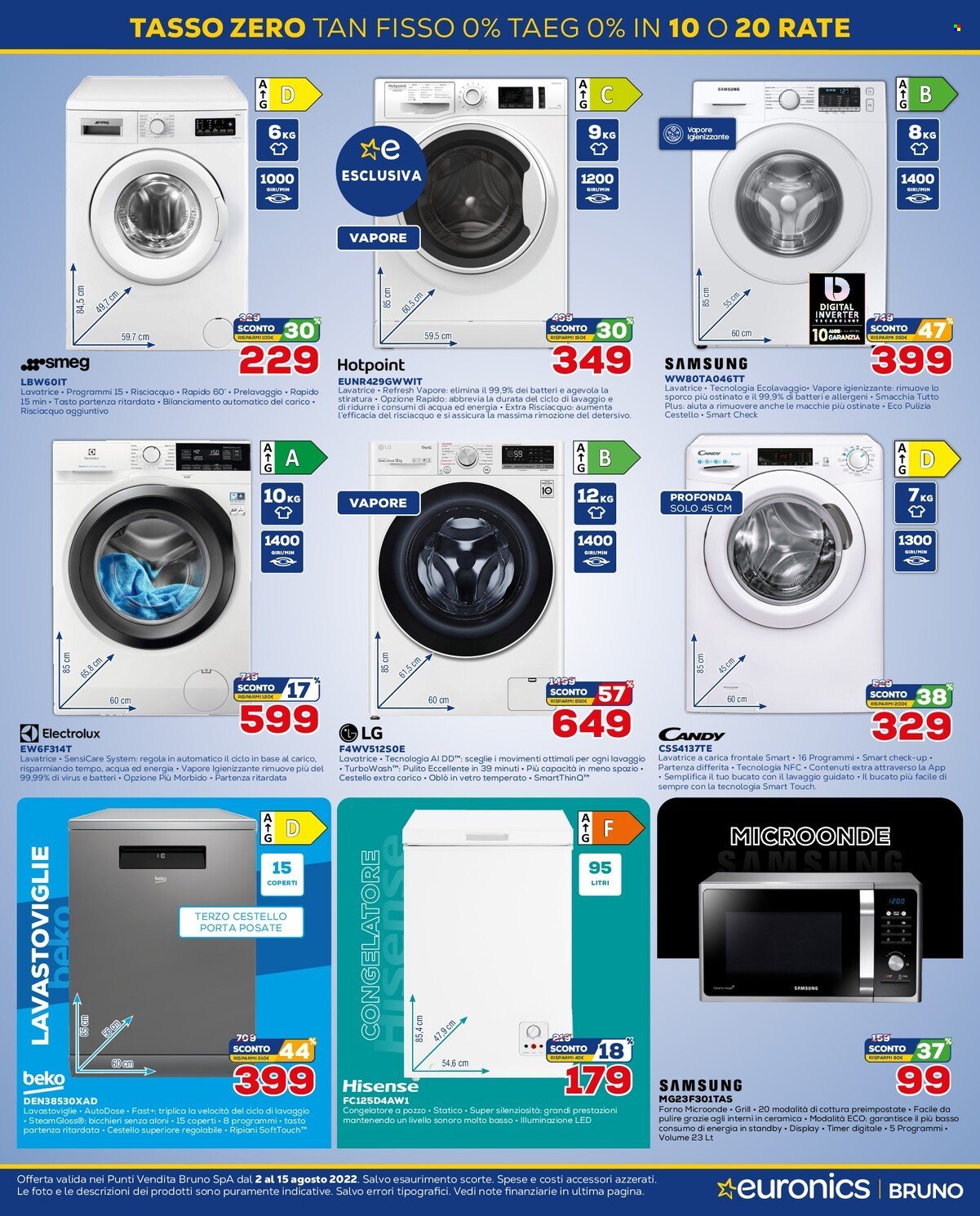 Volantino Euronics - 2/8/2022 - 15/8/2022. Pagina 4