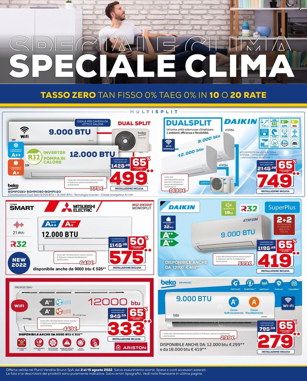 Volantino Euronics - 2/8/2022 - 15/8/2022. Pagina 9