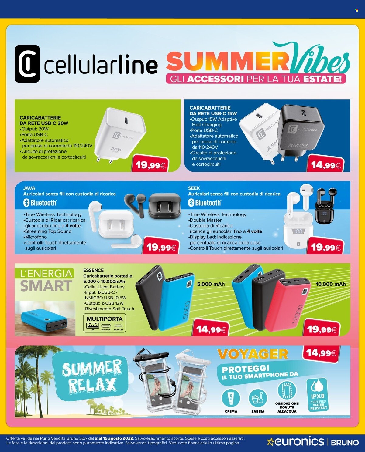 Volantino Euronics - 2/8/2022 - 15/8/2022. Pagina 19