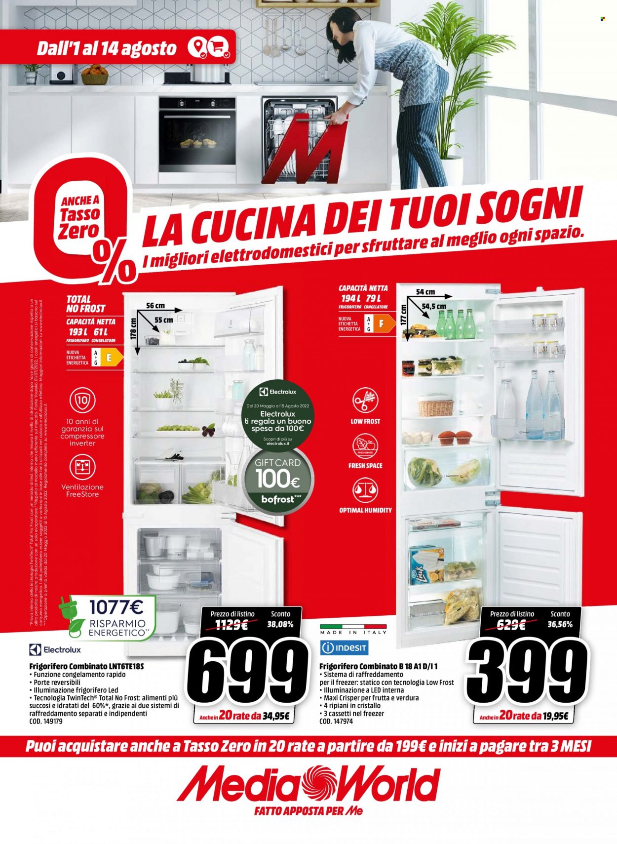 Volantino MediaWorld - 1/8/2022 - 14/8/2022. Pagina 1