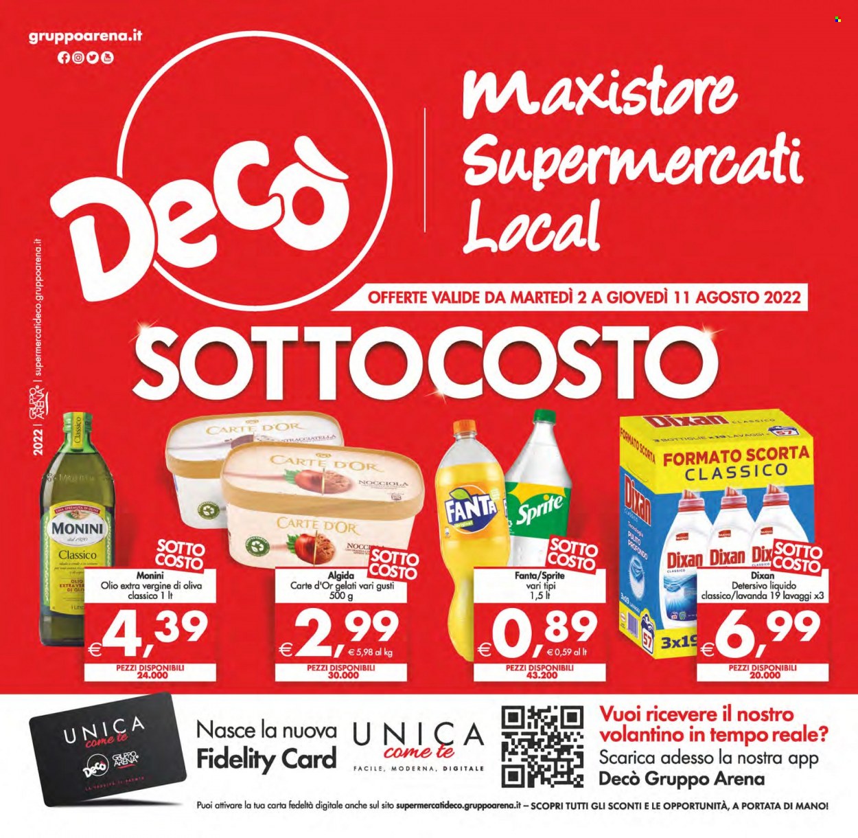 Leták Deco - 2.8.2022 - 11.8.2022. Strana 1