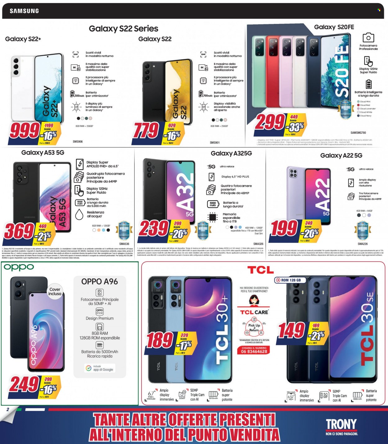 Volantino Trony - 1/8/2022 - 21/8/2022. Pagina 2