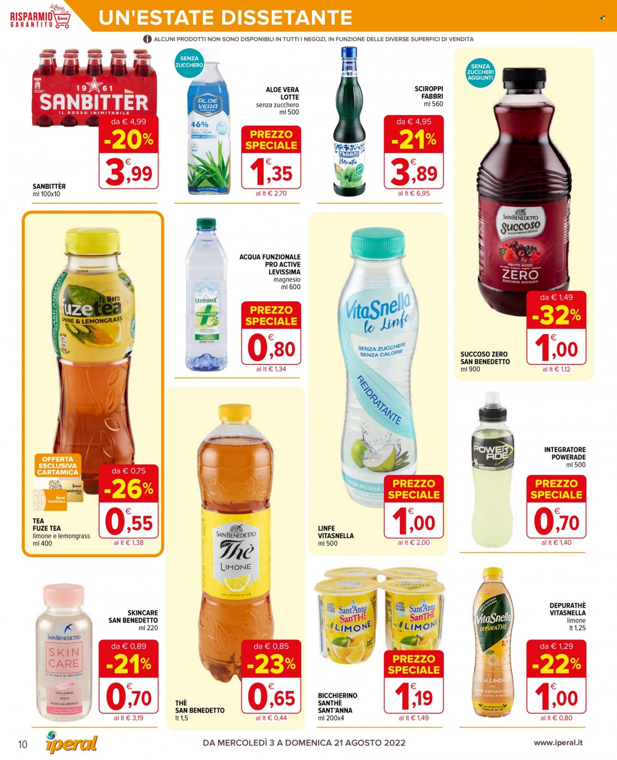 Volantino Iperal - 3/8/2022 - 21/8/2022. Pagina 10