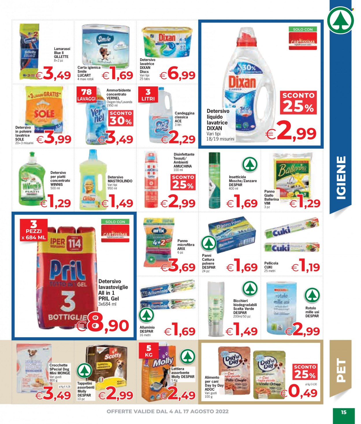 Volantino Despar - 4/8/2022 - 17/8/2022. Pagina 15