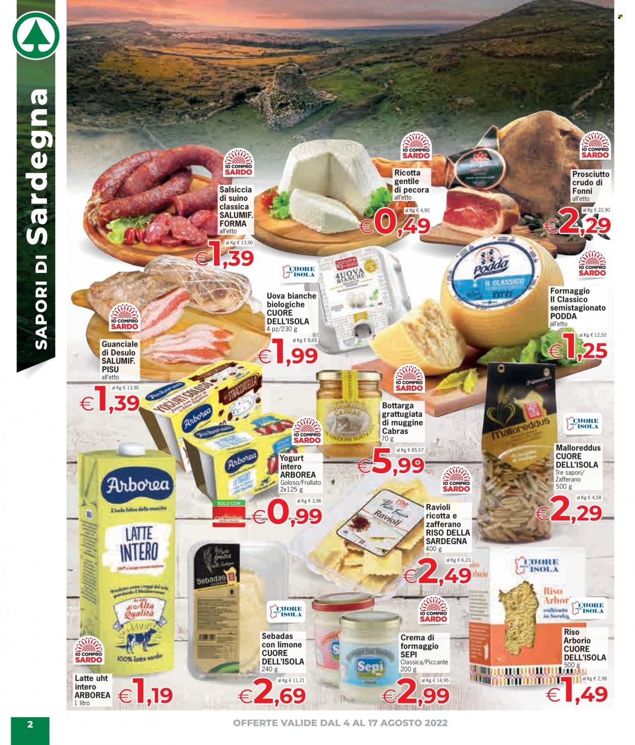 Volantino Eurospar - 4/8/2022 - 17/8/2022. Pagina 2