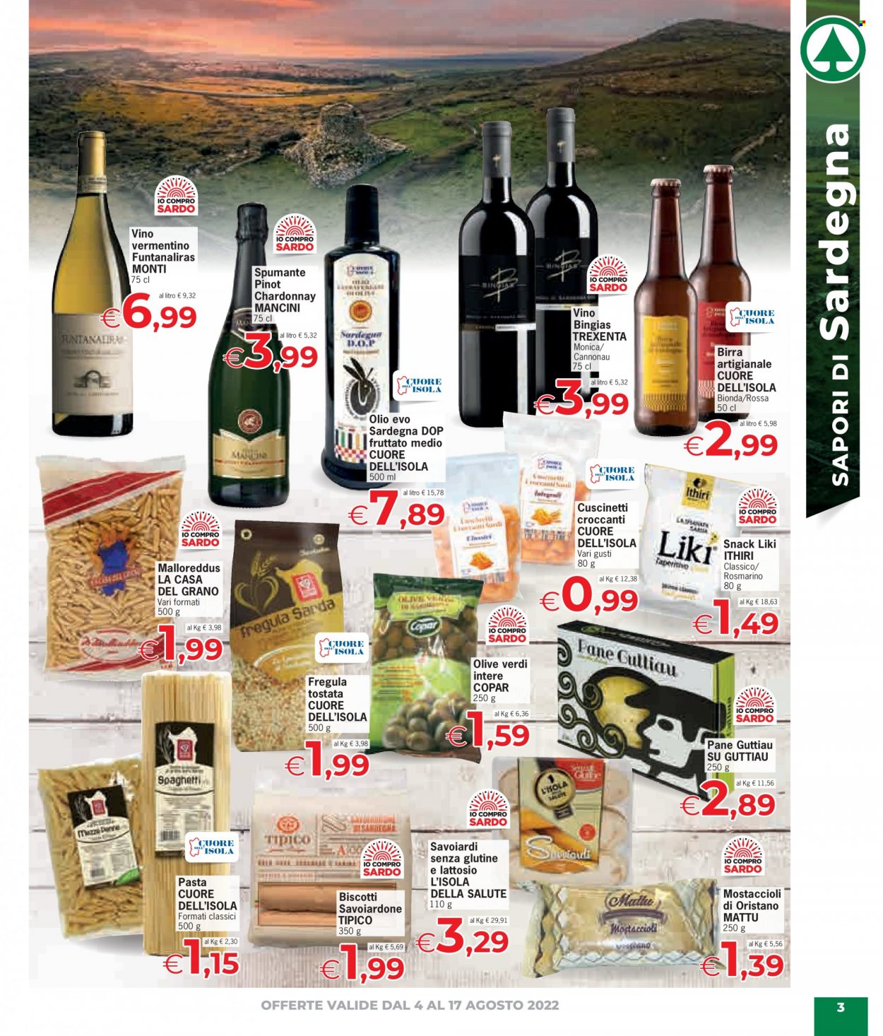 Volantino Eurospar - 4/8/2022 - 17/8/2022. Pagina 3