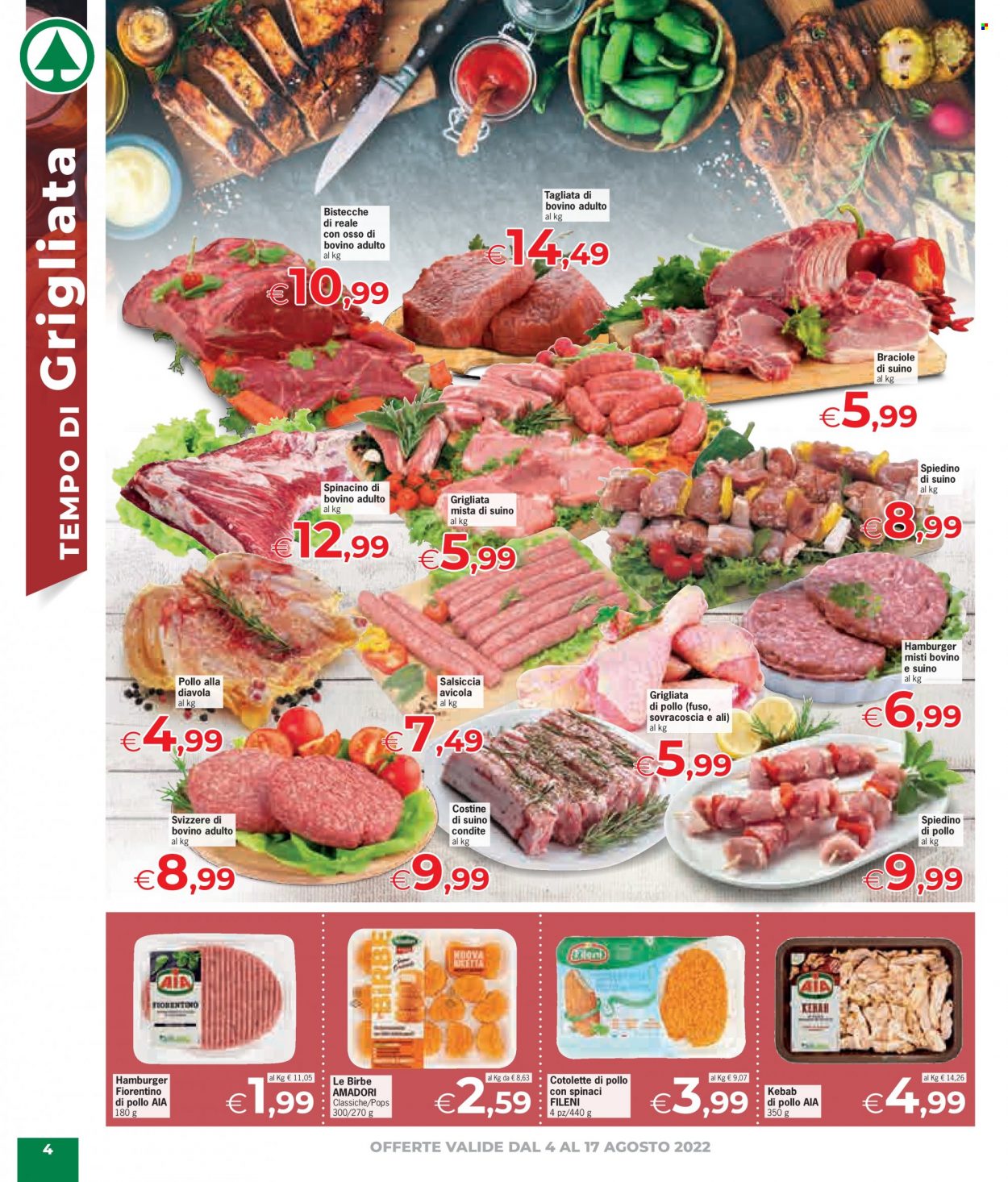 Volantino Eurospar - 4/8/2022 - 17/8/2022. Pagina 4