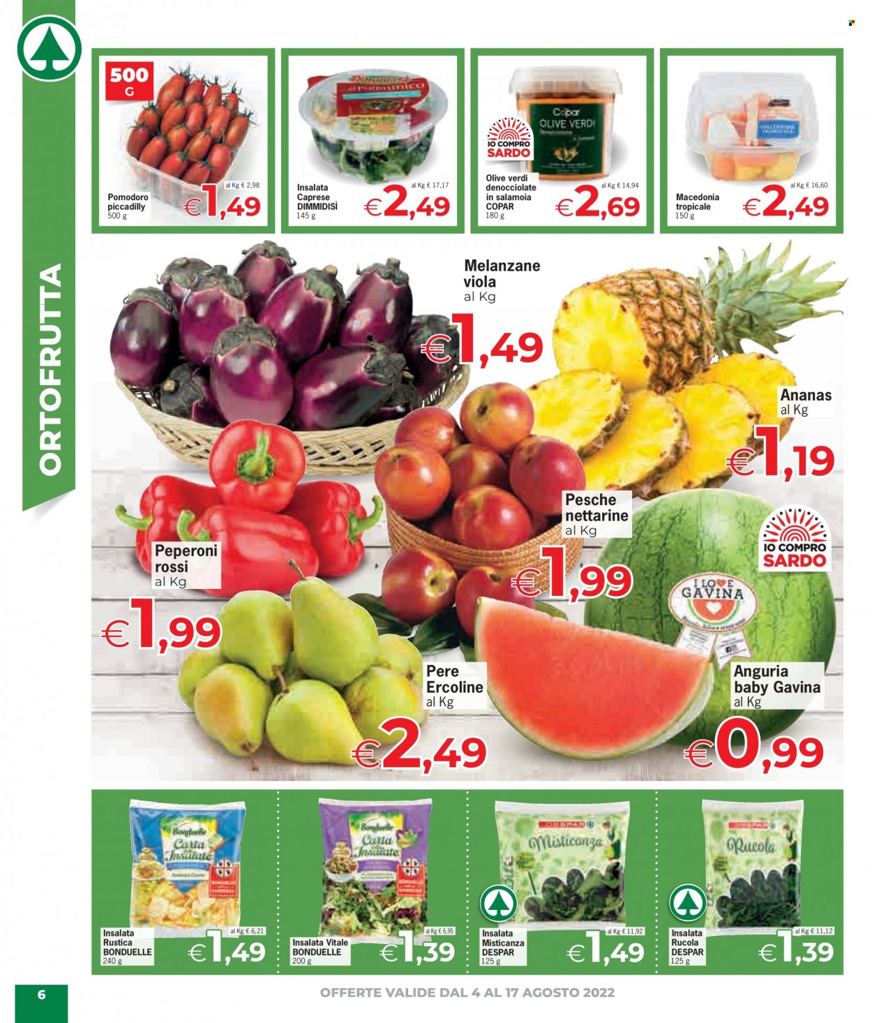 Volantino Eurospar - 4/8/2022 - 17/8/2022. Pagina 6