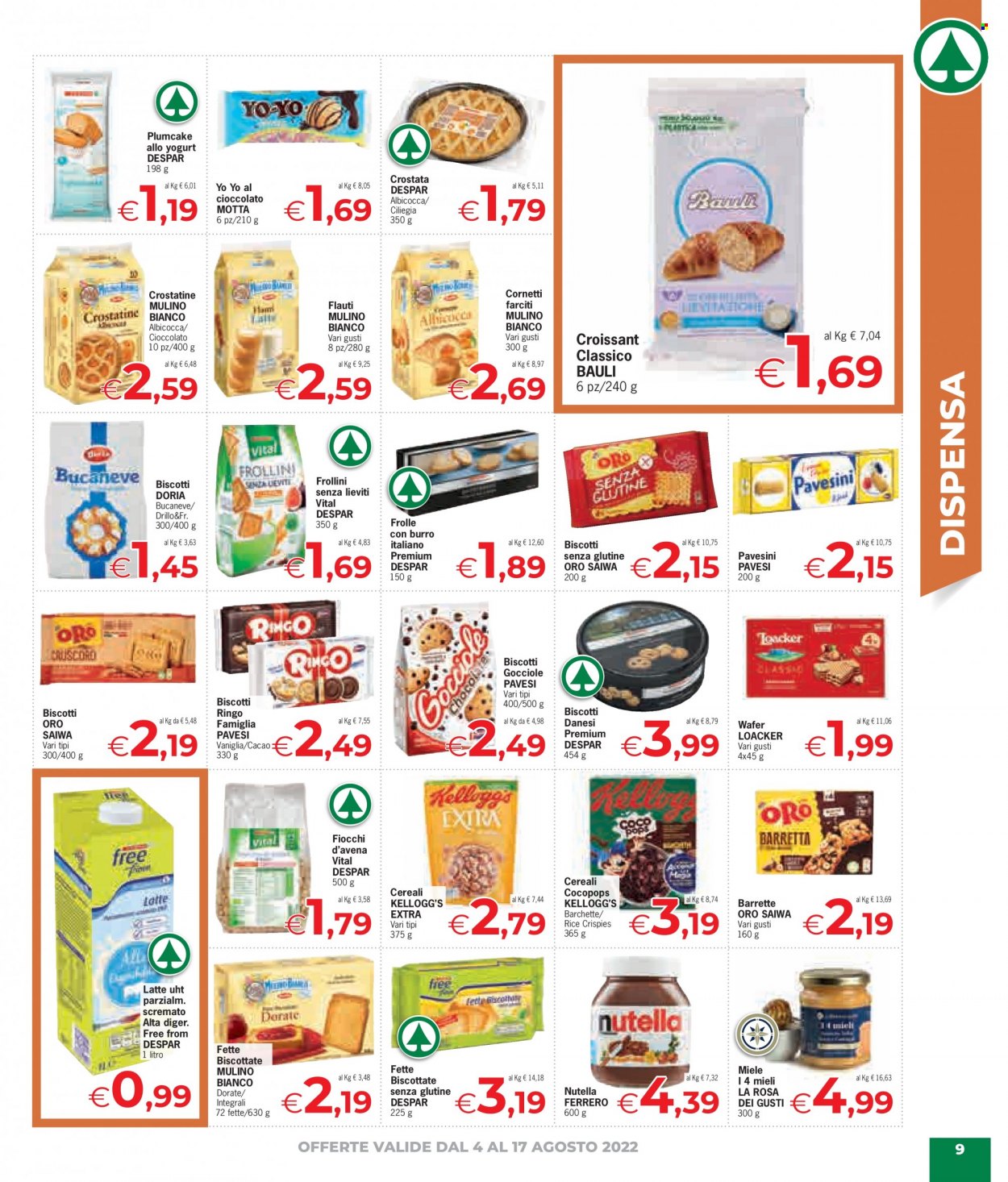 Volantino Eurospar - 4/8/2022 - 17/8/2022. Pagina 9