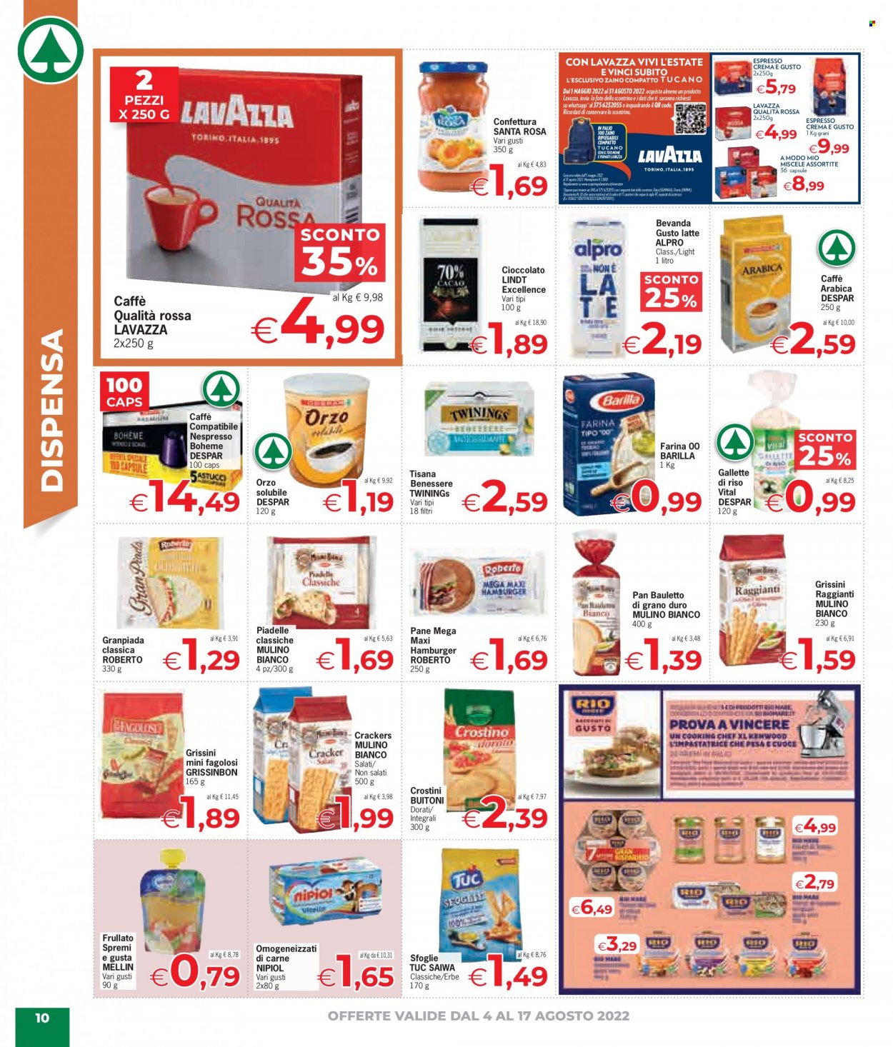 Volantino Eurospar - 4/8/2022 - 17/8/2022. Pagina 10