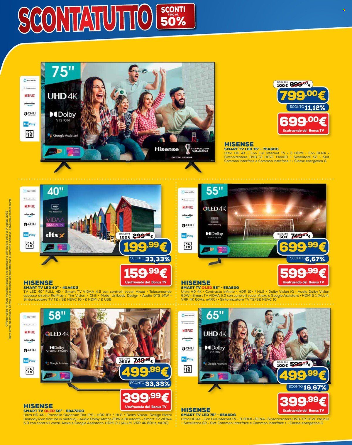 Volantino Euronics - 3/8/2022 - 17/8/2022. Pagina 4