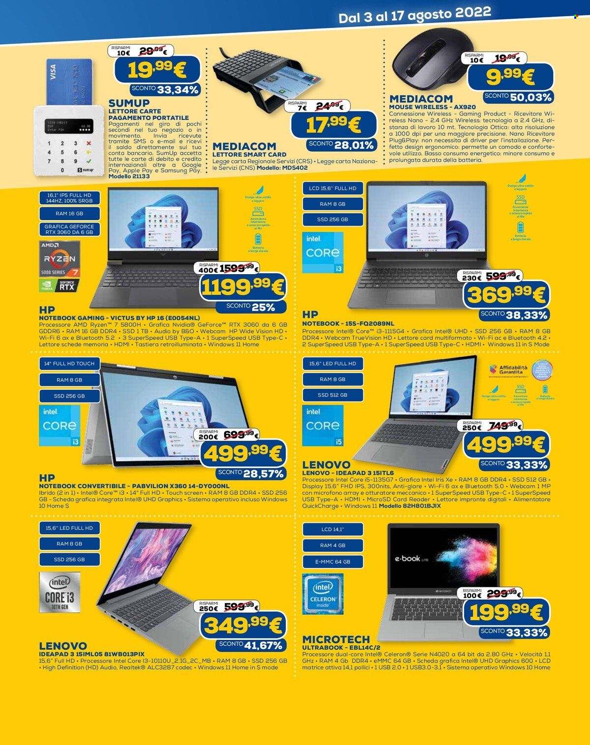 Volantino Euronics - 3/8/2022 - 17/8/2022. Pagina 7