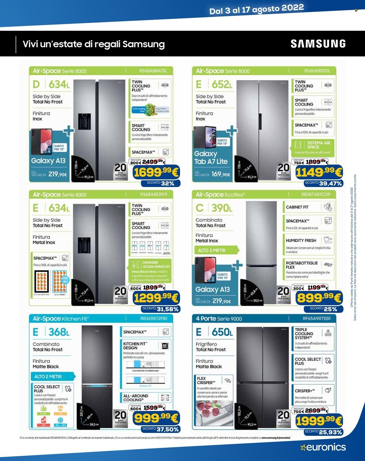Volantino Euronics - 3/8/2022 - 17/8/2022. Pagina 18