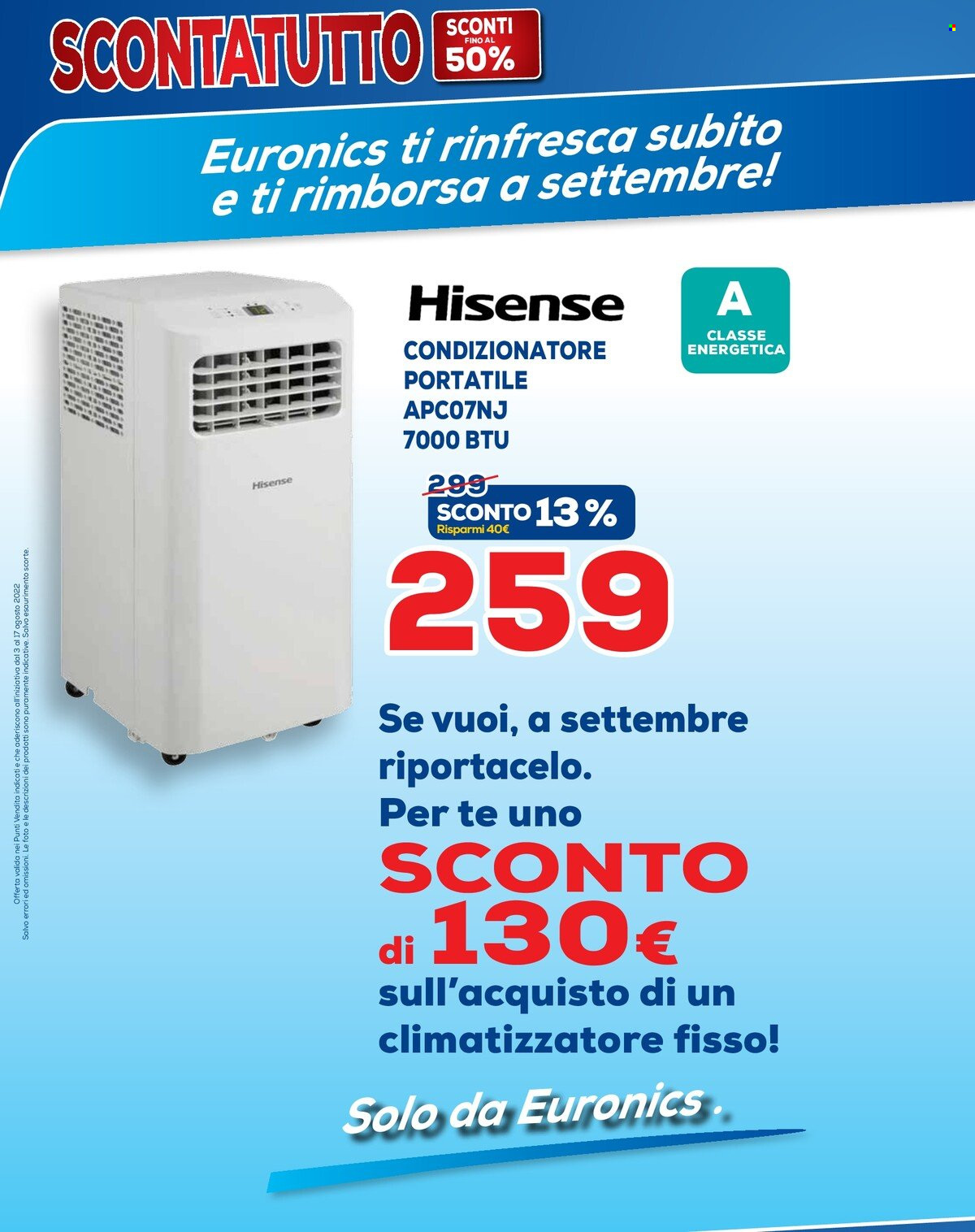 Volantino Euronics - 3/8/2022 - 17/8/2022. Pagina 25