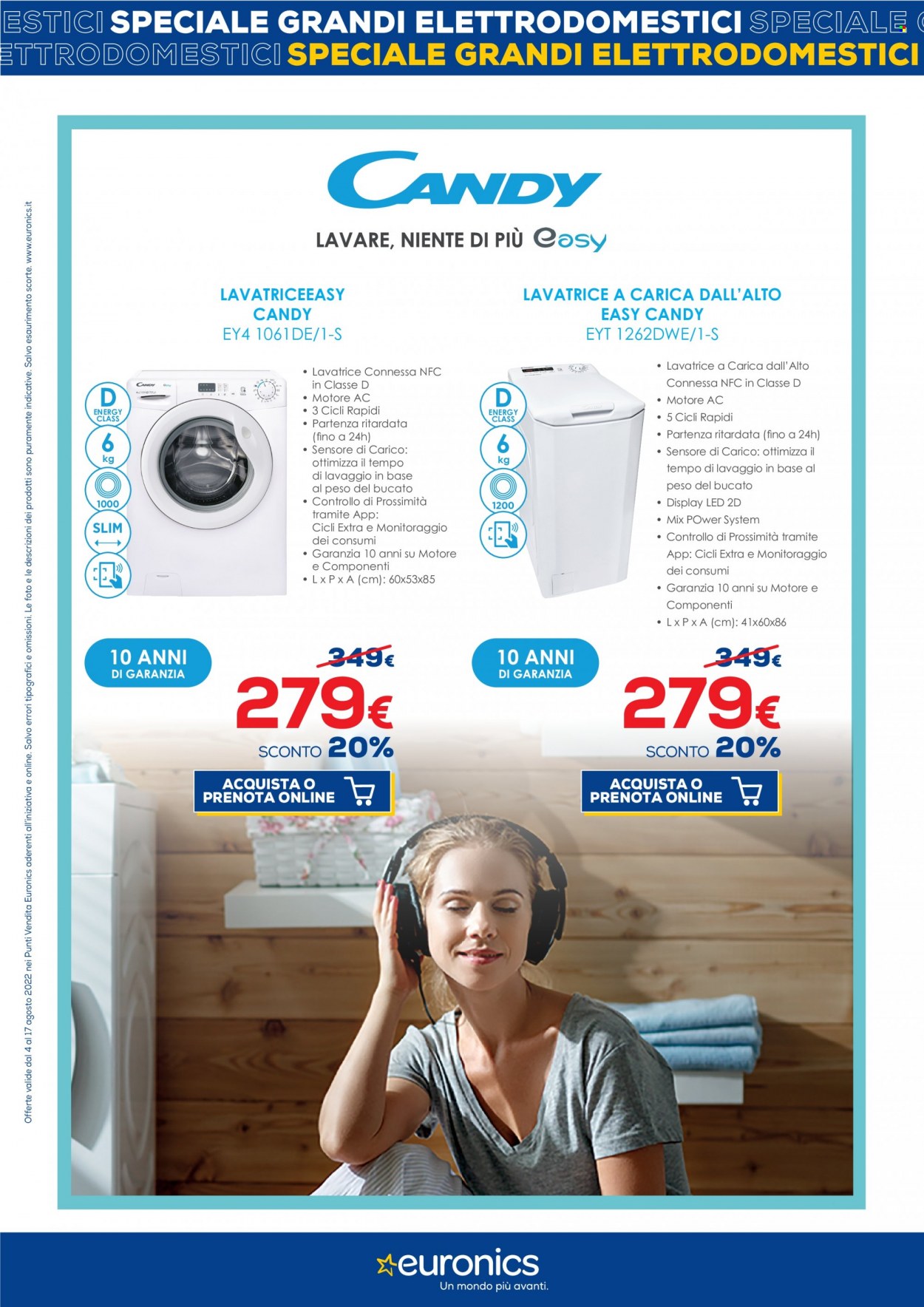 Volantino Euronics - 4/8/2022 - 17/8/2022. Pagina 10